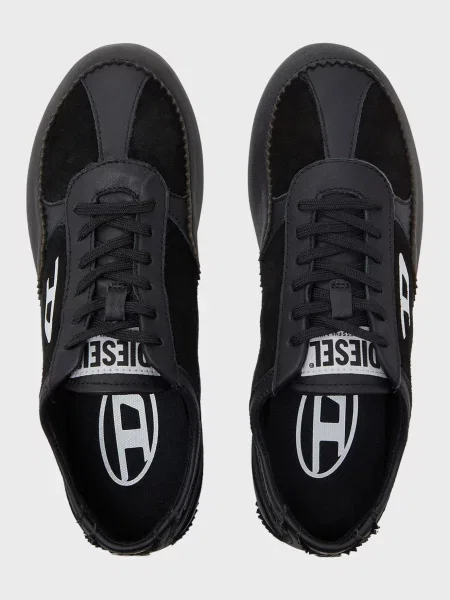 Кожаные кроссовки Diesel черные