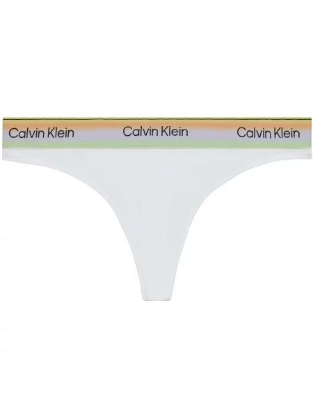 Bez podšívky bralet Calvin Klein Jeans biela