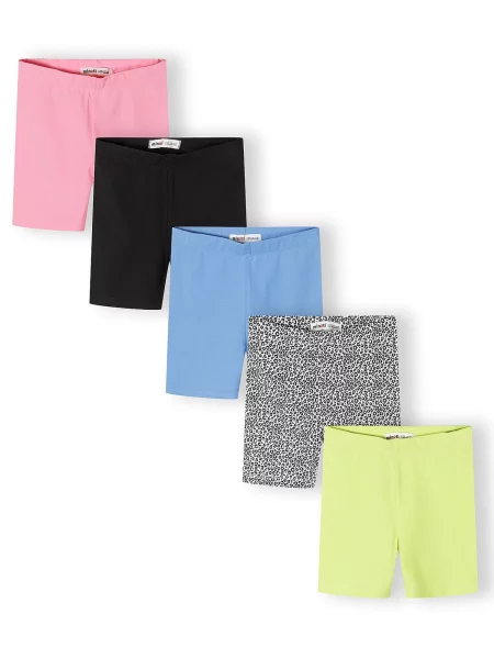 MINOTI Pantaloni bej / opal / verde limetă / roz negru