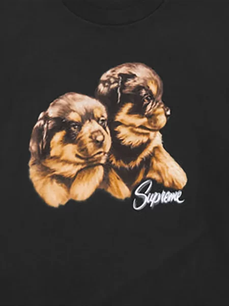 Tricou Supreme cu imagine negru