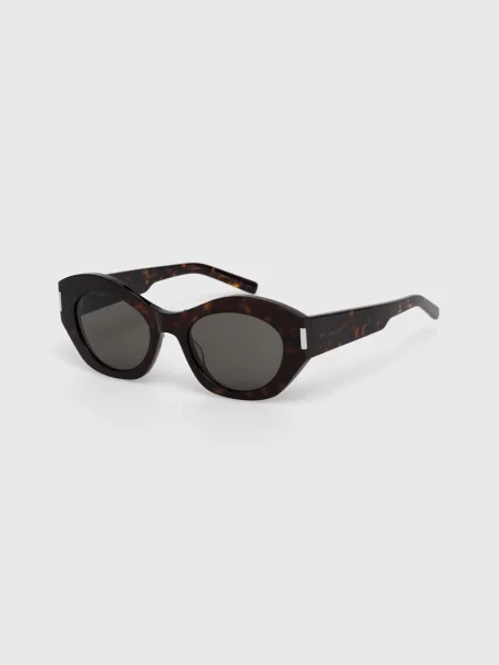 Saint Laurent okulary przeciwsłoneczne SL brązowy