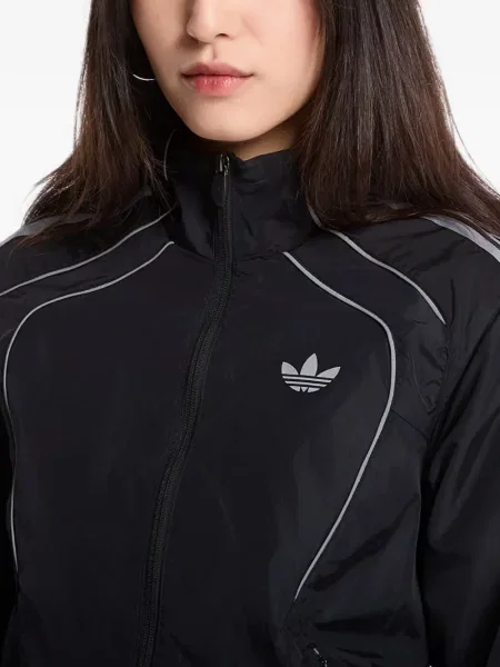 Geacă Adidas cu imagine alergare cu model camuflaj albastru