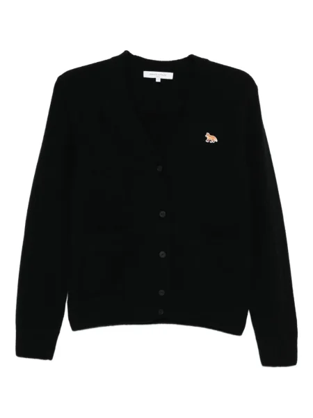 Kardigan dziecięcy Maison Kitsune czarny