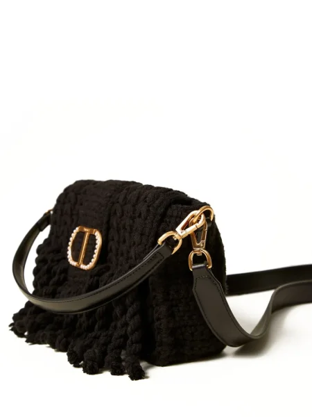 Geantă messenger Twinset negru