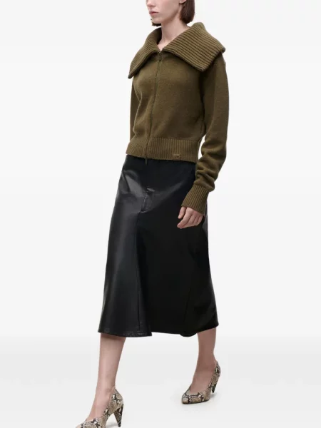 Gulerat cardigan Victoria Beckham verde