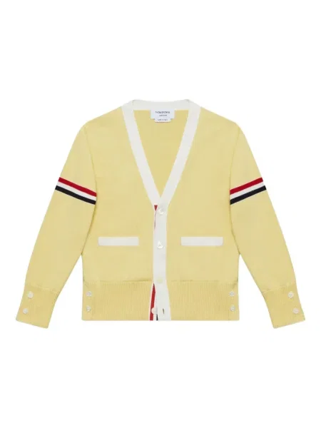 Kardigan dziecięcy Thom Browne żółty