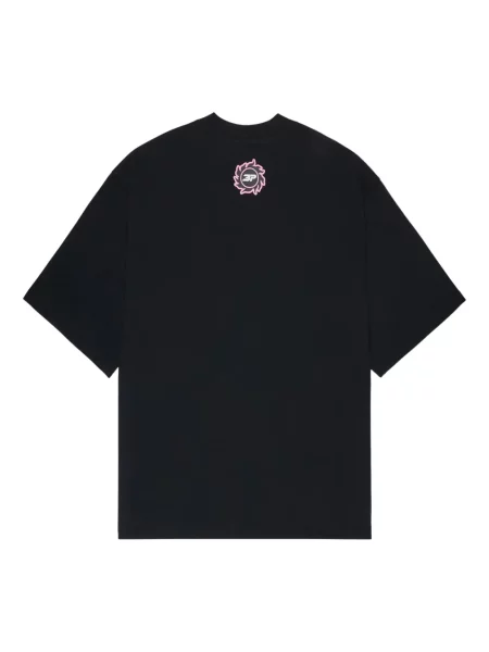 Tricou Broken Planet cu imagine negru
