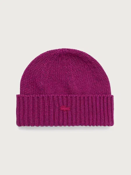 Lacoste căciulă de lână violet
