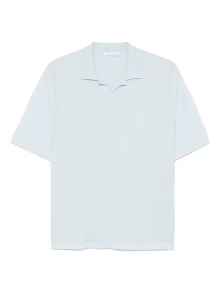 Tricou Cruciani tricotate albastru