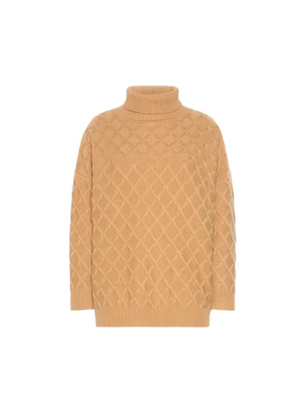Sweter Max Mara wełniany beżowy