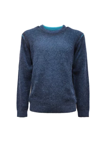 Sweter Sun68 wełniany niebieski