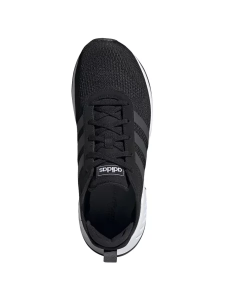 Sneakerși Adidas Solar cu șireturi cu dungi din dantelă negru