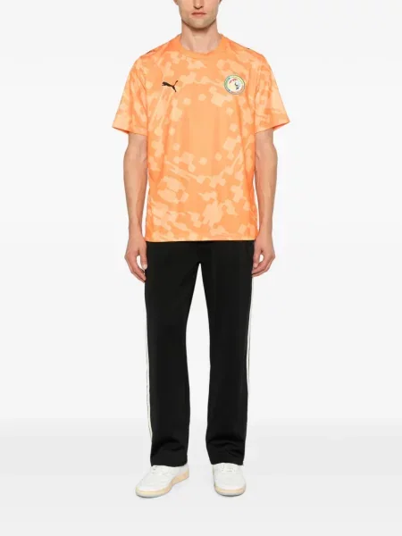 Tricou Puma cu autograf portocaliu
