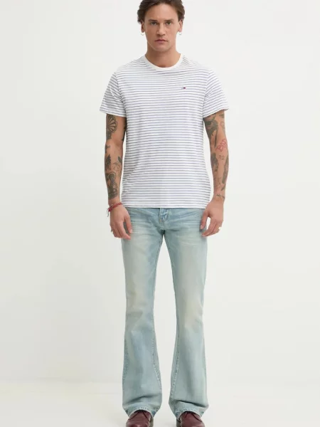 Tommy Jeans tričko bílé
