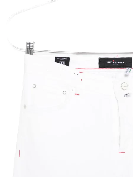 Pantaloni Kiton alb