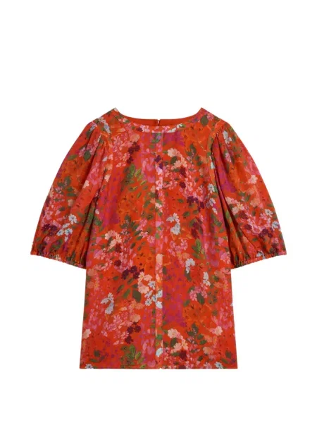 Top Ted Baker cu model floral cu imagine roșu