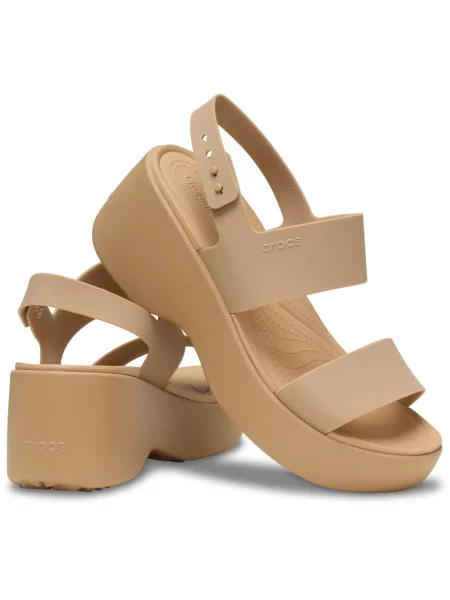 Crocs Sandále béžová