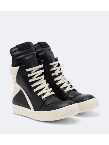 Sneakerși Rick Owens din piele negru