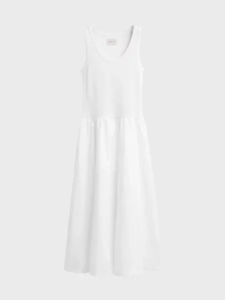 Костюмна сукня міді Gant з джерсі біла