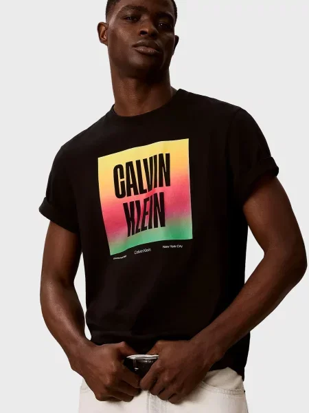 Футболка Calvin Klein Jeans чорна