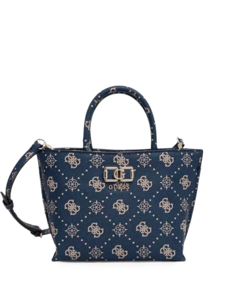 Geantă shopper Guess cu imagine albastru