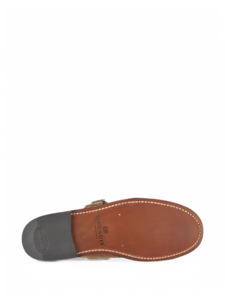 Pantofi loafer Sebago cu cataramă cu bretele