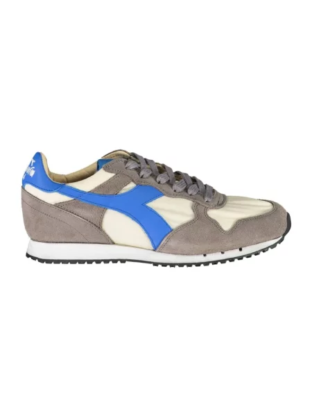 Trampki Diadora eleganckie sznurowane szare