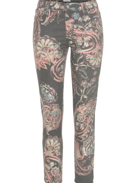 LASCANA Jeggings pielii / bazalt / verde pastel / roșu burgundy gri