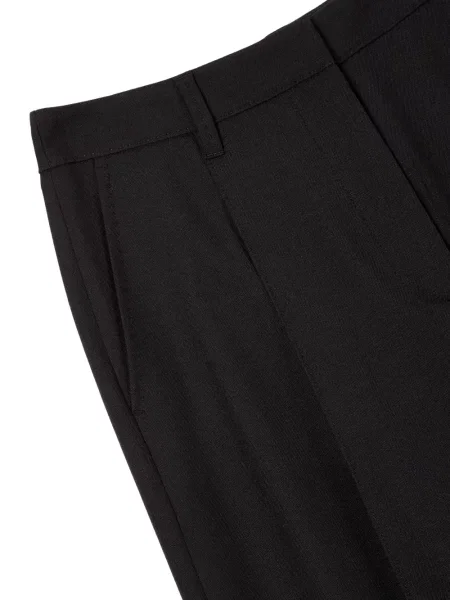 Pantaloni Studio Tomboy plisate negru