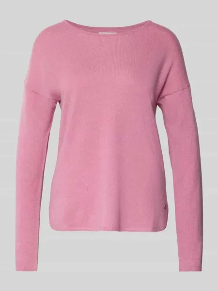 Sweter z dzianiny z czystego kaszmiru z okrągłym dekoltem Fynch-hatton