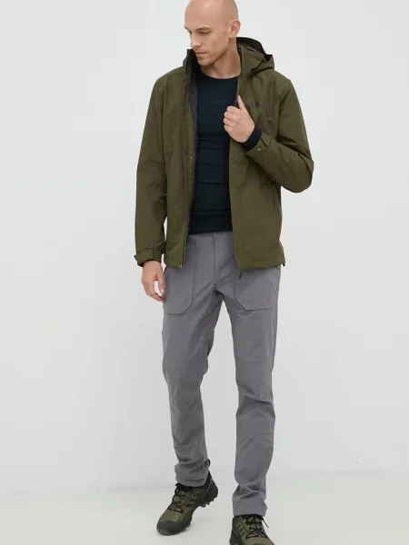 Ocieplana kurtka z kapturem Helly Hansen Dubliner w kolorze khaki w kolorze zielonym S zielona