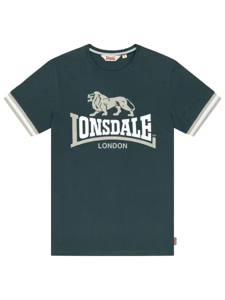 T-shirty Lonsdale Kergord biała