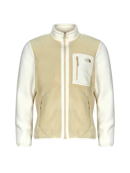 Pulover The North Face iz flisa bež