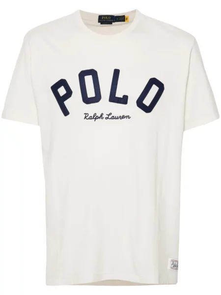Bluza z kapturem Polo Ralph Lauren z dżerseju z zamkiem błyskawicznym do połowy klasyczna niebieska