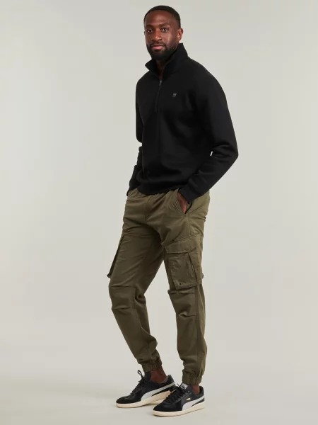 Cargo kalhoty Jack & Jones khaki