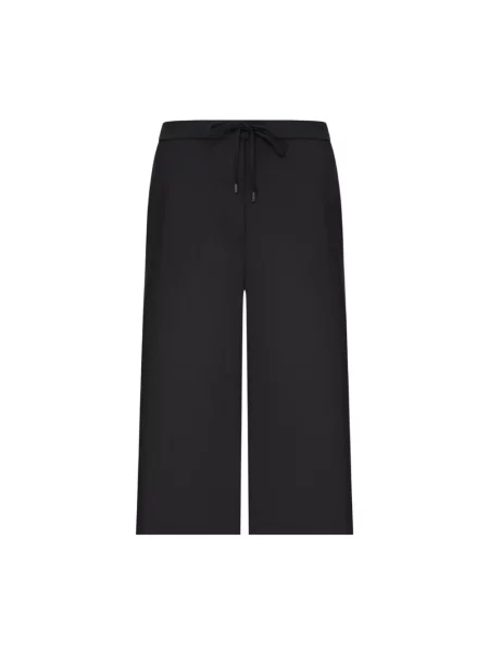 Spodnie Max Mara Studio wełniane czarne