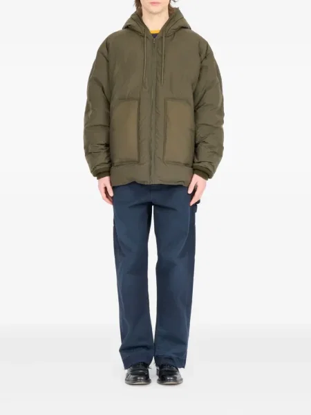 Geacă Maison Margiela cu glugă verde