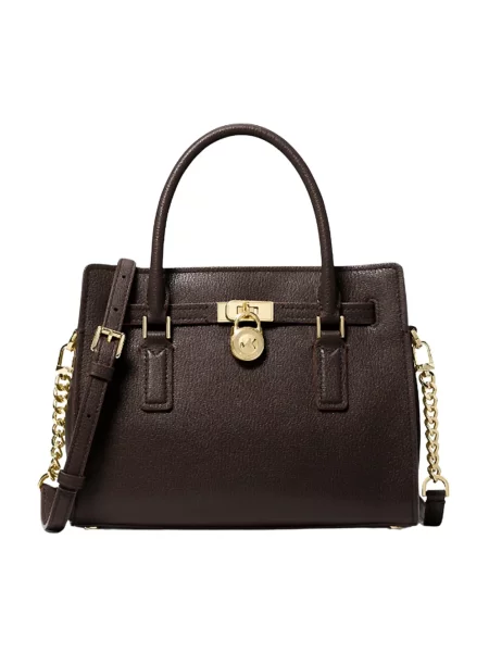 Torebka crossbody Michael Kors skórzana brązowa