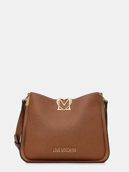 Geantă LOVE MOSCHINO maro
