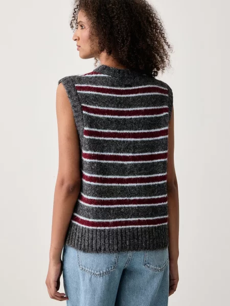 Levi's kamizelka z dodatkiem wełny ALICE SWEATER szara
