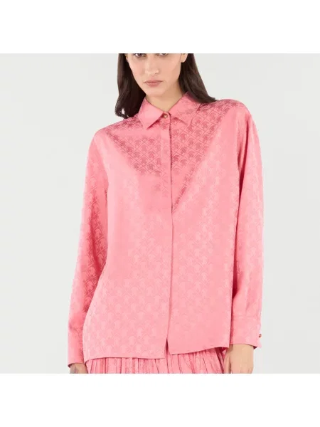 Koszula Roberto Cavalli różowa