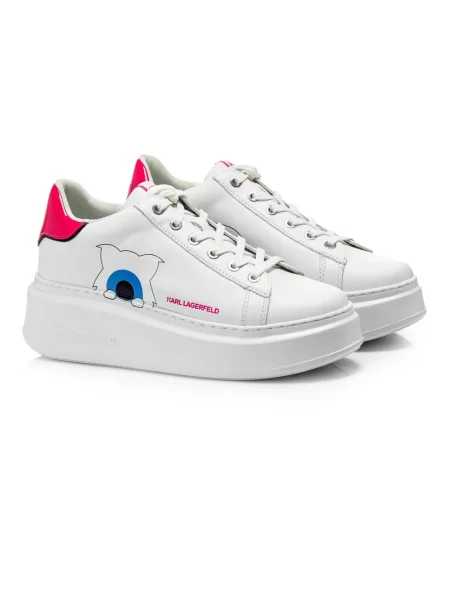 Sneakersy Karl Lagerfeld skórzane białe