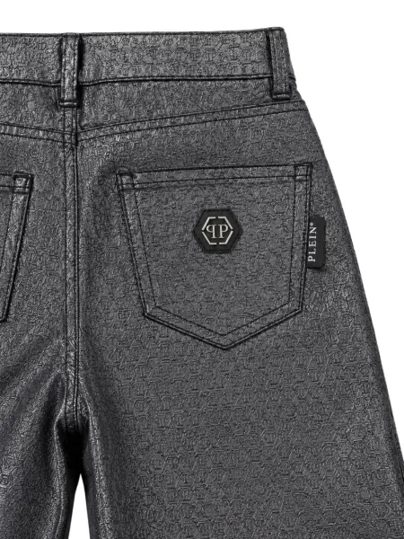 Jeansy dziecięce Philipp Plein szare