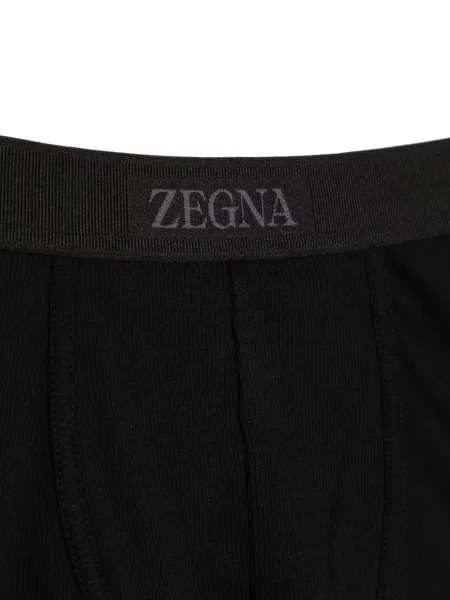 Șosete Zegna cu autograf negru