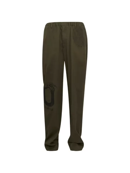 Pantaloni Undercover cu imagine verde