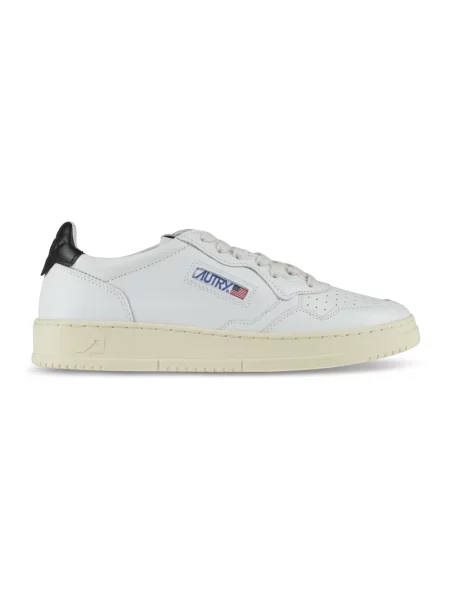 Sneakers Autry Medalist Low Man Leat/ Leat Wht/ Black EUR 42 białe
