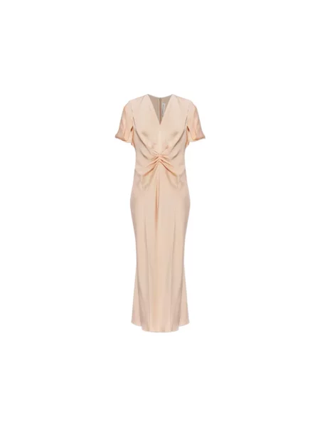 Victoria Beckham Sukienki Kobieta XS Eve Midi Dress różowy