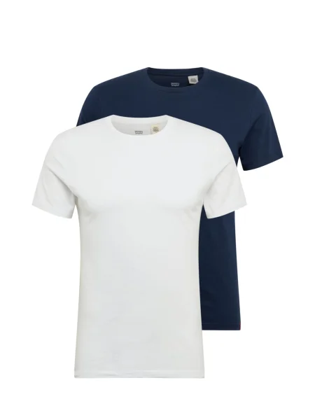 LEVI'S Tricou albastru închis alb