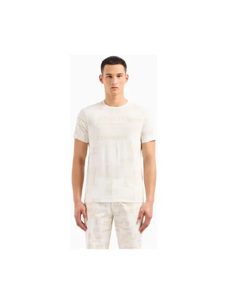 Tricou Eax alb