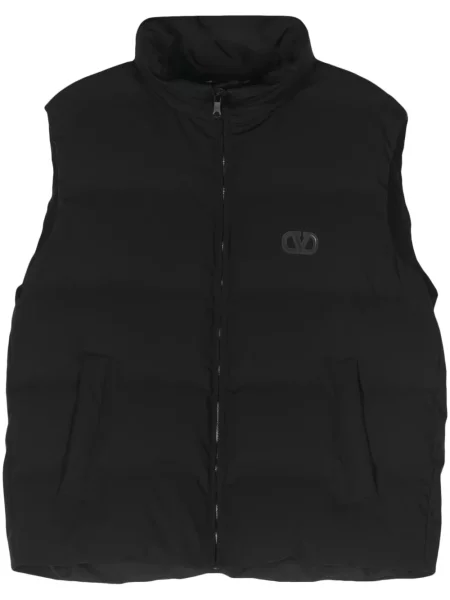 Vestă din puf Valentino Garavani negru